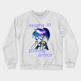 chibi knight girl Crewneck Sweatshirt